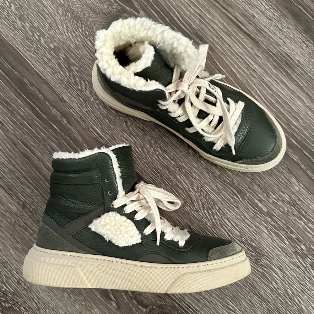 Dorothee Schumacher Sporty Movement Furry high-top sneakers